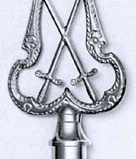 Masonic Rod Wand Top Master Ceremonies Fratline