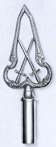 Masonic Rod Wand Top Master Ceremonies Fratline