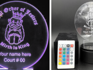 Royal Order of Jesters Acrylic Award