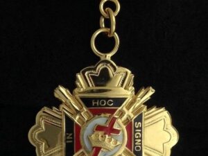 Knights Templar Past Commander Jewel Gold New