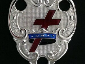 Knight Templar Sword Belt Chain Keeper Silver