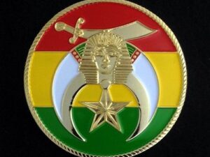 Die Cast Auto Emblem - Shriner 2" Diameter