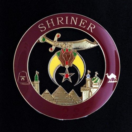 Shrine Shriner Auto Emblem New