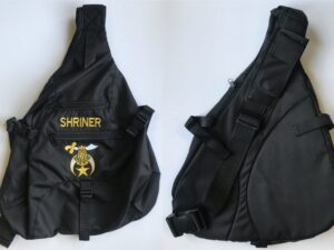 Shrine Shriner Sling Backpack Bag Black