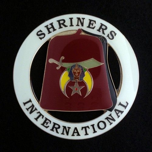 Shrine Shriners International Auto Emblem New