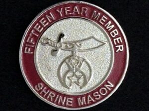 Shrine Shriner 15 Year Lapel Pin New