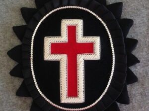 Knight Templar Chapeau Rosette Silver Bullion New