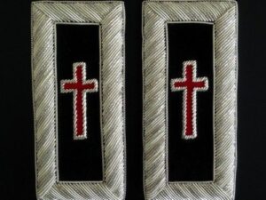 Knight Templar Sir Knight Shoulder Boards Bullion