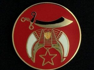 Shrine Shriner Round Lapel Pin New