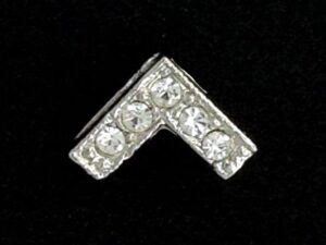 Masonic Master Square Rhinestone Lapel Pin New