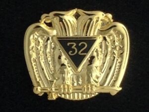 Scottish Rite 32nd Degree Lapel Pin New