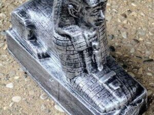 Shrine Shriner Sphinx Bookend Silver