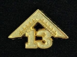 Masonic Master's Lapel Pin 2013
