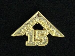 Masonic Master's Lapel Pin 2015