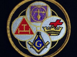 Masonic York Rite Embroidered Patch New