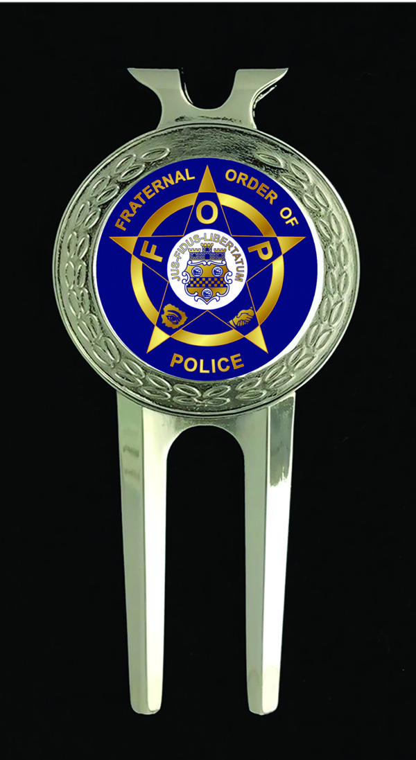 Fraternal Order of Police Golf Divot Tool