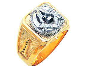 Masonic Blue Lodge Ring Gold New