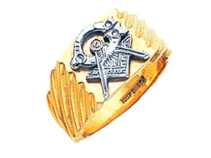 Masonic Blue Lodge Ring Gold New
