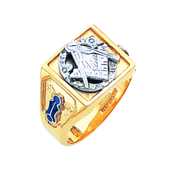 Masonic Blue Lodge Ring Gold New