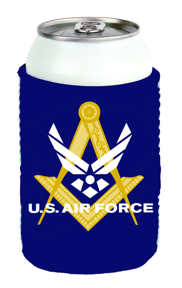 Masonic US Air Force Can Cooler New
