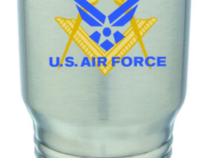 Masonic US Air Force Stainless Cup Tumbler New