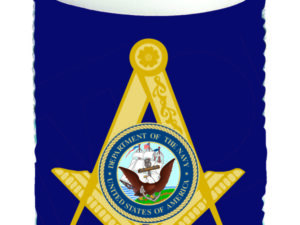 Masonic US Navy Can Cooler New
