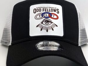 Odd Fellows Cap Hat Black
