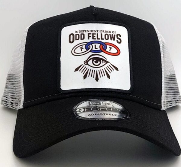 Odd Fellows Cap Hat Black