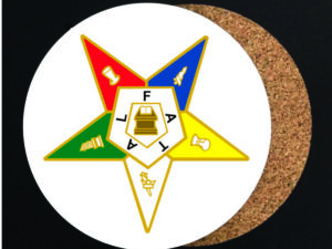 Order of Eastern Star Coaster New