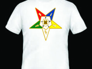 Eastern Star Short Sleeve T-Shirt (White)