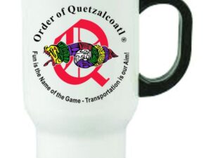 Order of Quetzalcoatl Full Color Stainless Steel Mug in White