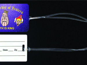 Royal Order of Jesters Luggage Tag New