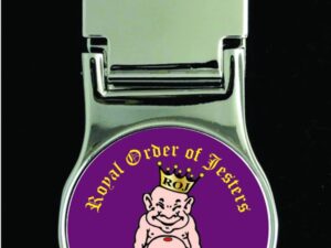 Royal Order of Jesters Money Clip Silver New