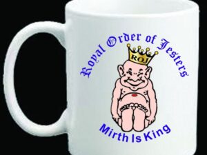 Royal Order of Jesters Ceramic Coffee Mug White New