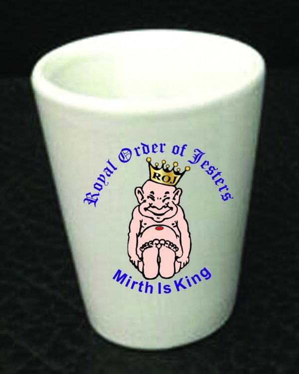 Royal Order of Jesters Shot Glass New