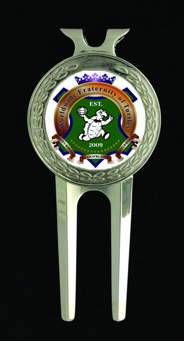 Worldwide Fraternity of Turtles Golf Divot Tool New