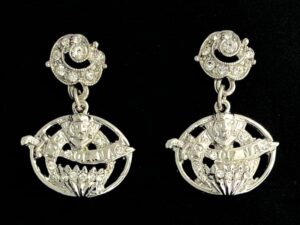 Ladies Oriental Shrine Earrings New For Sale