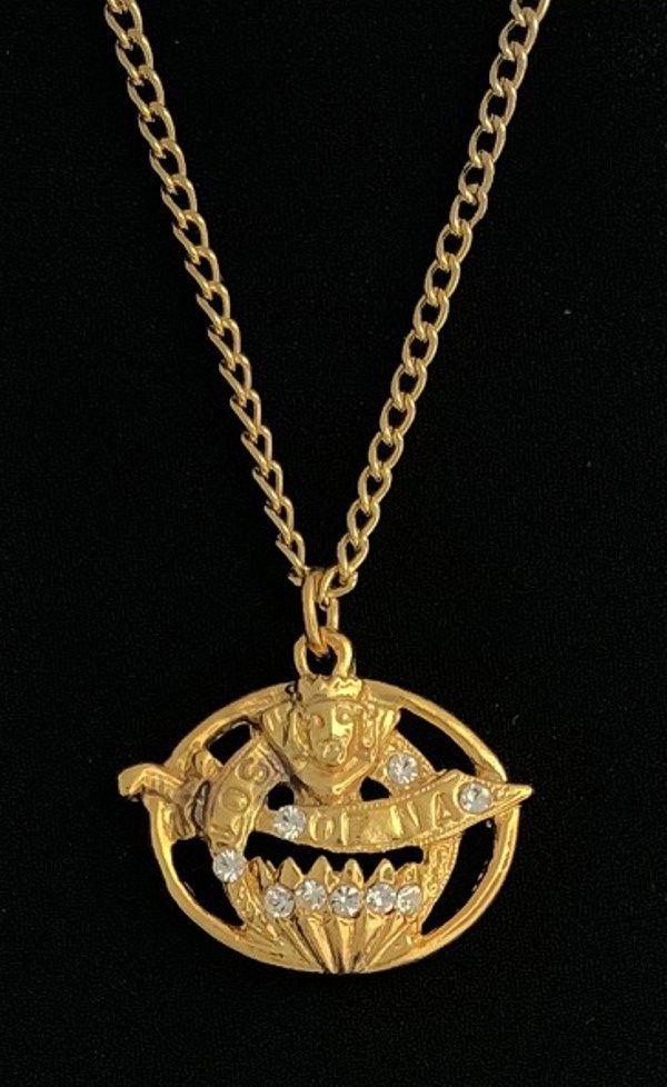 Ladies Oriental Shrine Charm Necklace New
