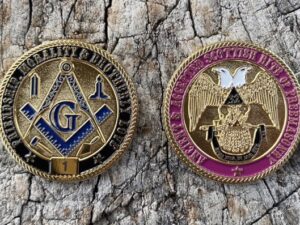 Masonic Scottish Rite 32nd Degree Challenge Coin