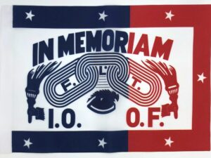 Odd Fellows Memorial Flag New For Sale
