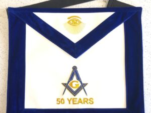 Masonic Apron 50 Years