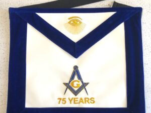 Masonic Apron 75 Years