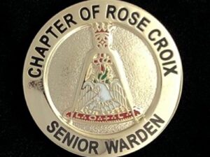 Scottish Rite Rose Croix Senior Warden Lapel Pin