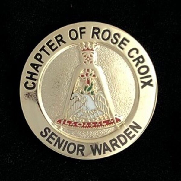 Scottish Rite Rose Croix Senior Warden Lapel Pin