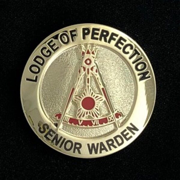 Scottish Rite Lodge of Perfection Senior Warden Lapel Pin