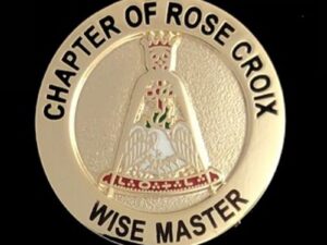 Scottish Rite Rose Croix Wise Master Lapel Pin