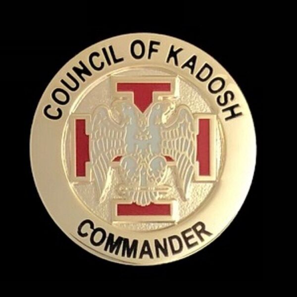Scottish Rite Council of Kadosh Commander Lapel Pin