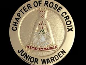 Scottish Rite Rose Croix Junior Warden Lapel Pin