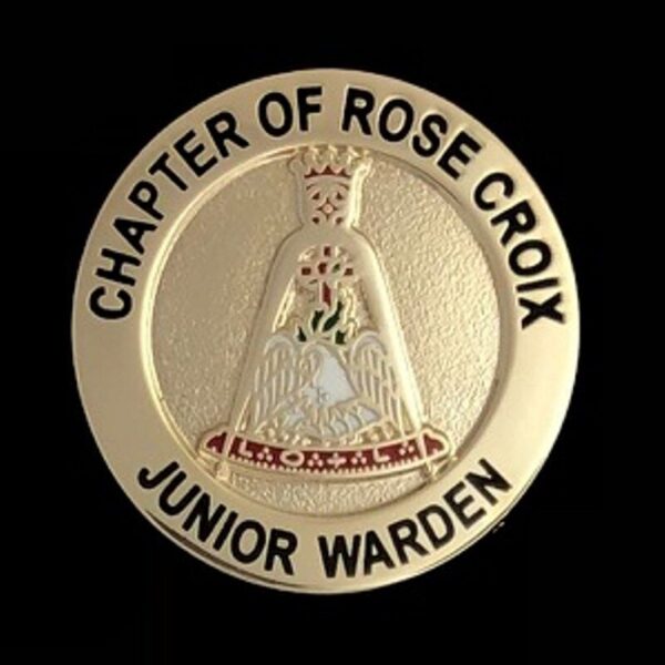 Scottish Rite Rose Croix Junior Warden Lapel Pin