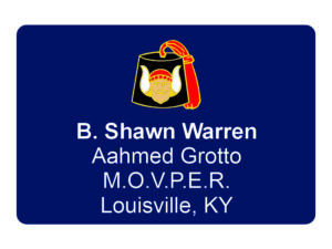 Grotto Name Badge Tag